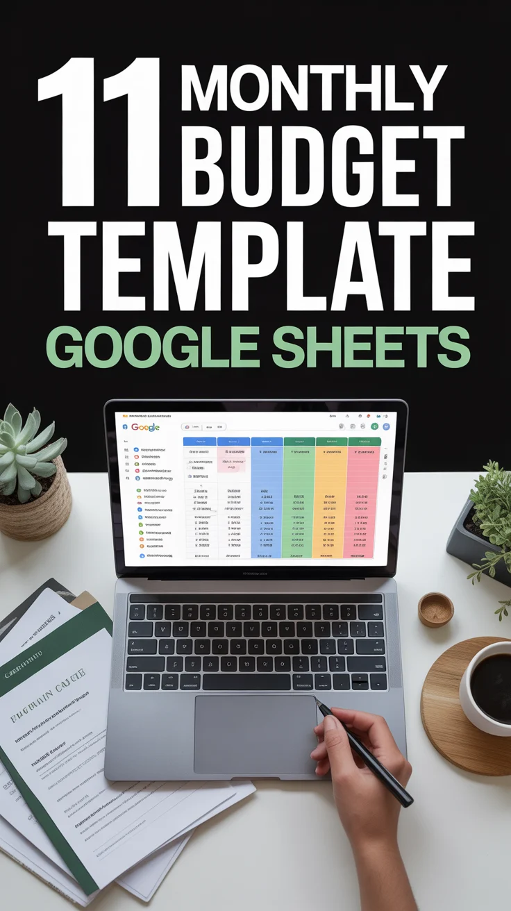 📊 11 Monthly Budget Template Google Sheets