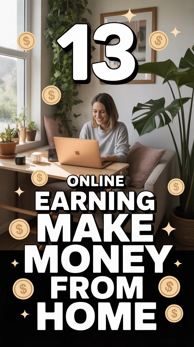 💰 13 Online Earning Make Money From Home