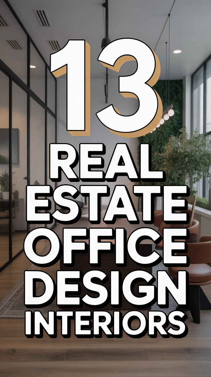🏡 13 Real Estate Office Design Interiors