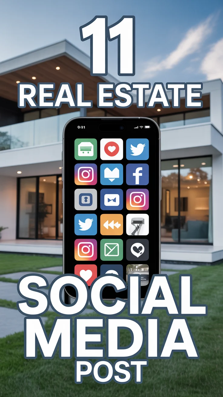 🏡 11 Real Estate Social Media Post