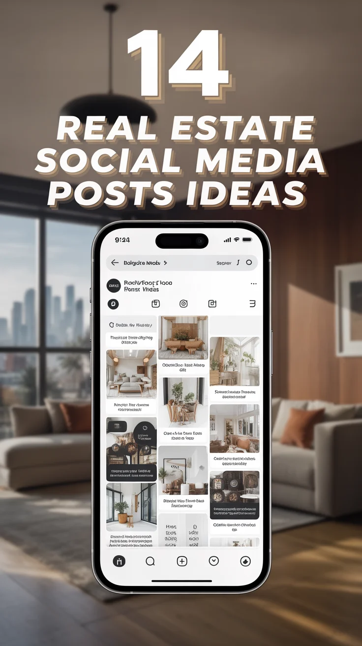 🏠 14 Real Estate Social Media Posts Ideas