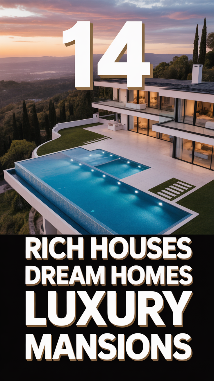 🏡 14 Rich Houses Dream Homes Luxury Mansions