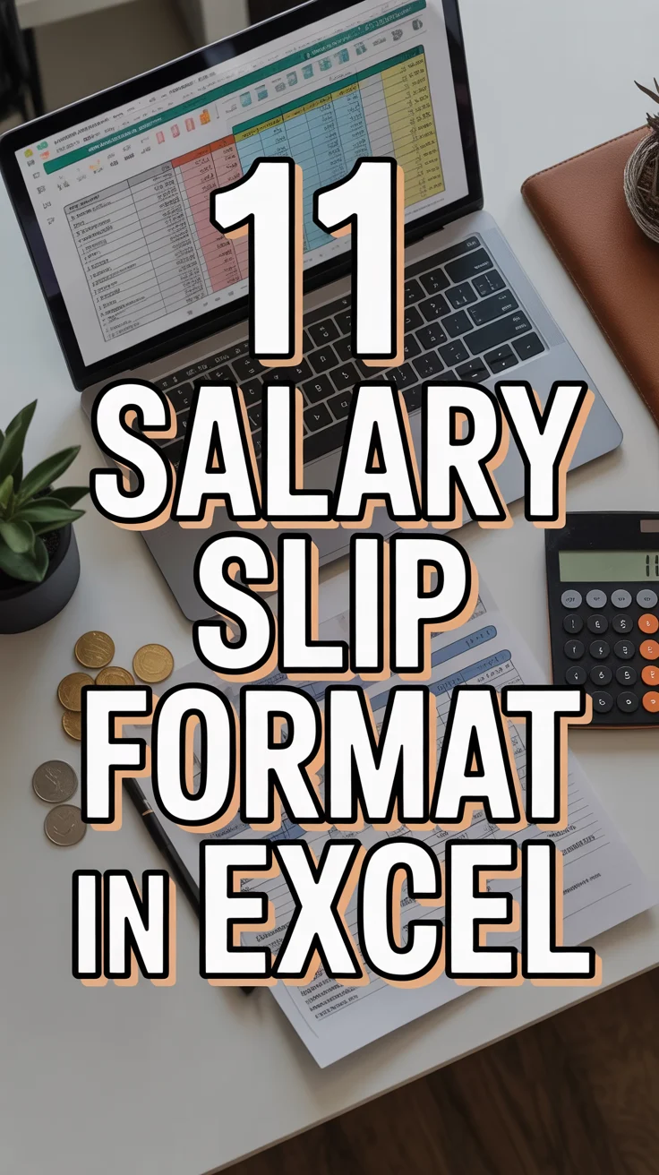 💰 11 Salary Slip Format In Excel