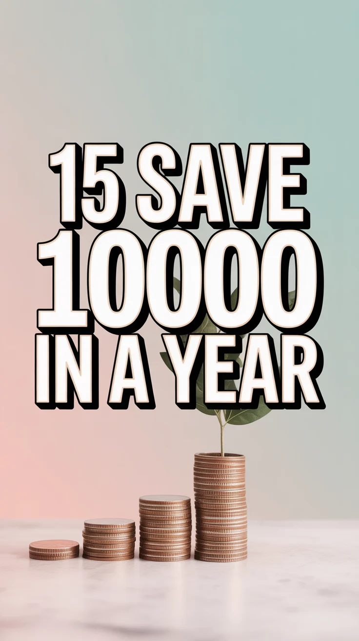 💰 15 Save 10000 In A Year