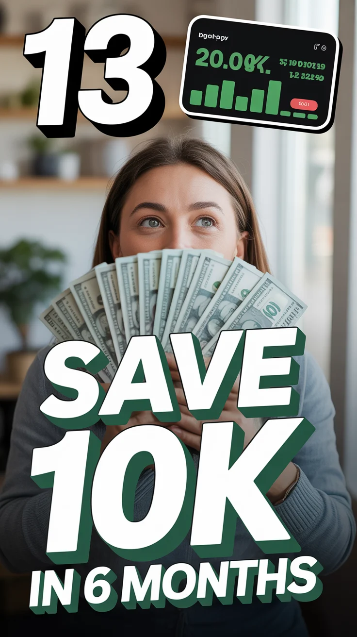 💰 13 Save 10K In 6 Months