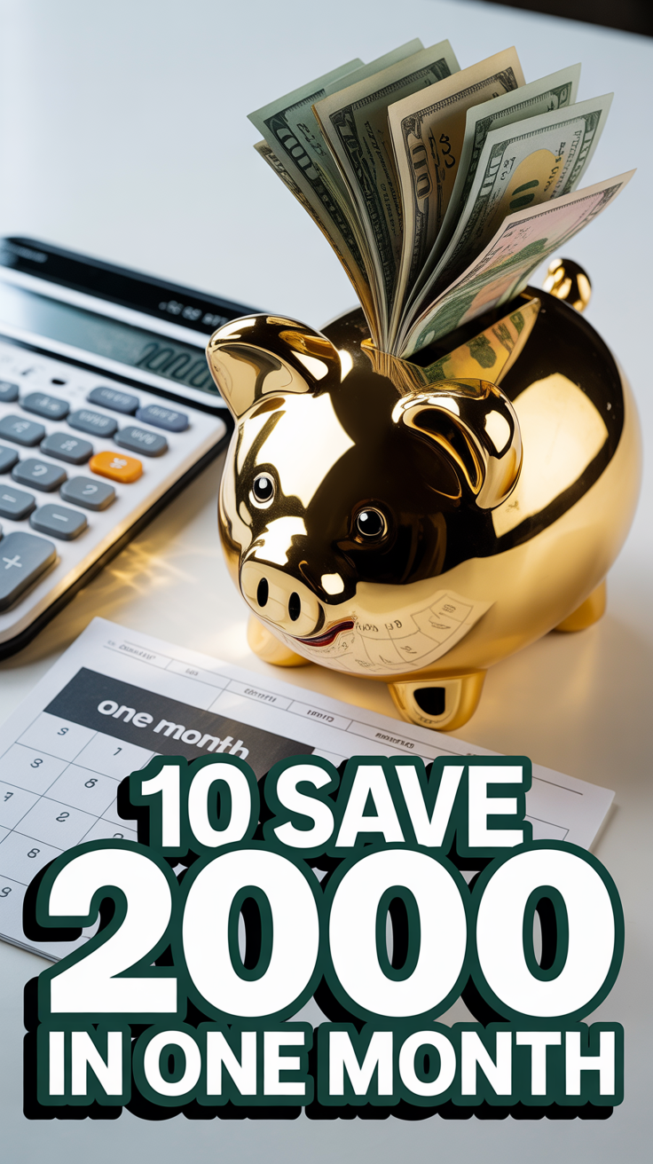 💸 10 Save 2000 In One Month