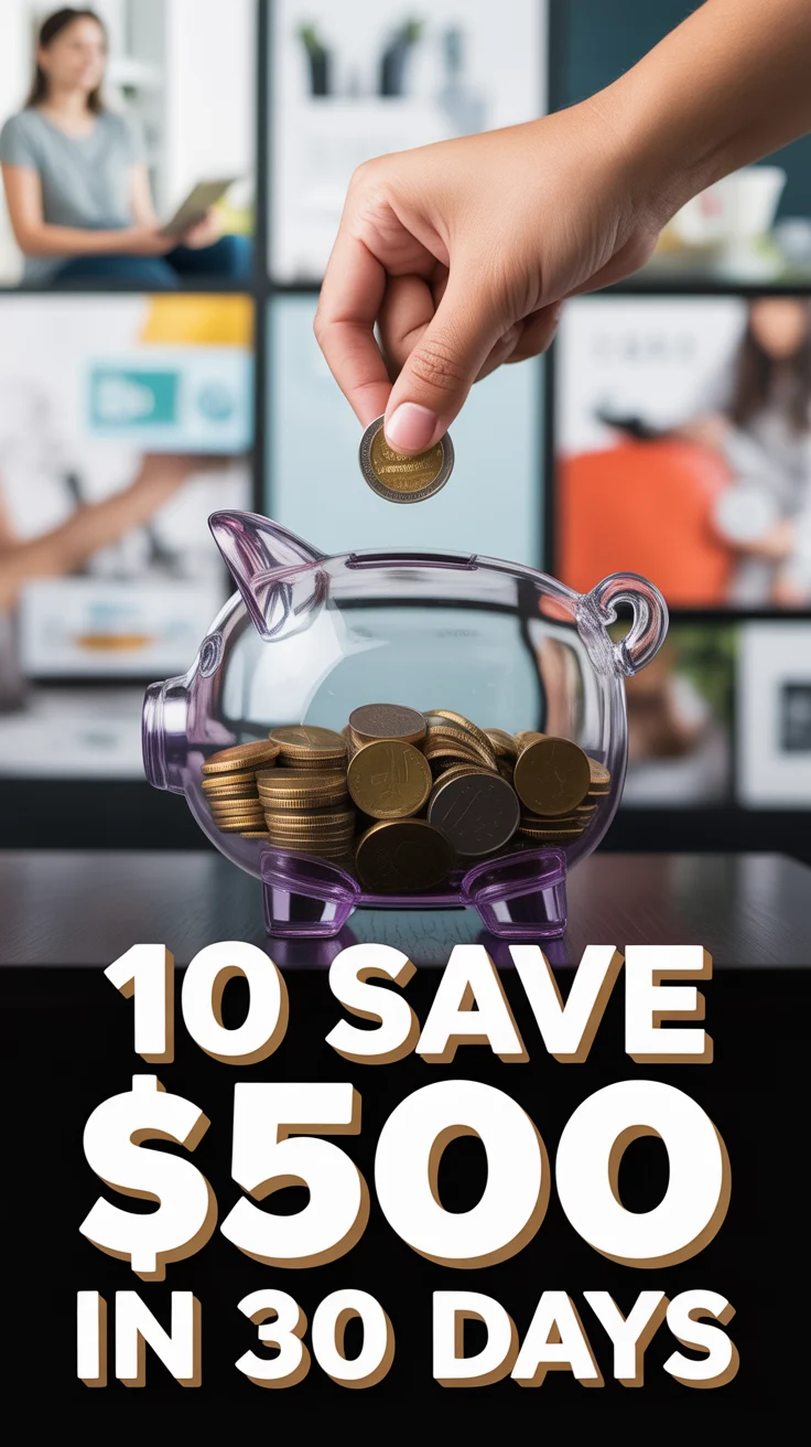 💰 10 Save 500 In 30 Days