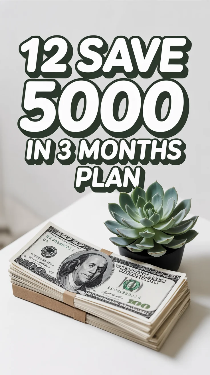 💰 12 Save 5000 In 3 Months Plan