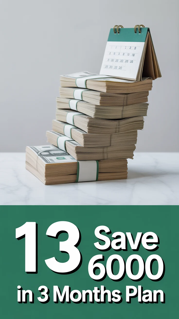 💰 13 Save 6000 In 3 Months Plan