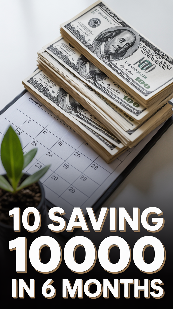 💰 10 Saving 10000 In 6 Months