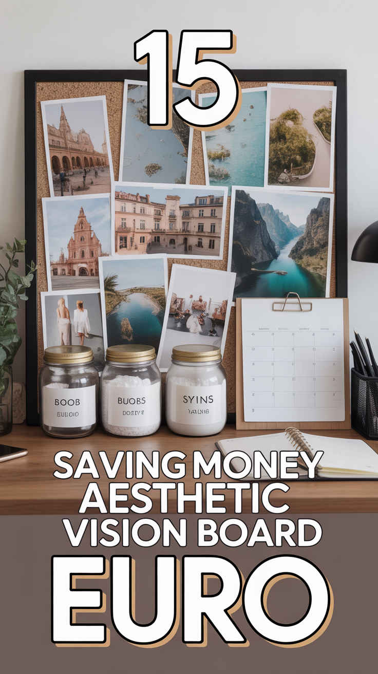 💸 15 Saving Money Aesthetic Vision Board Euro