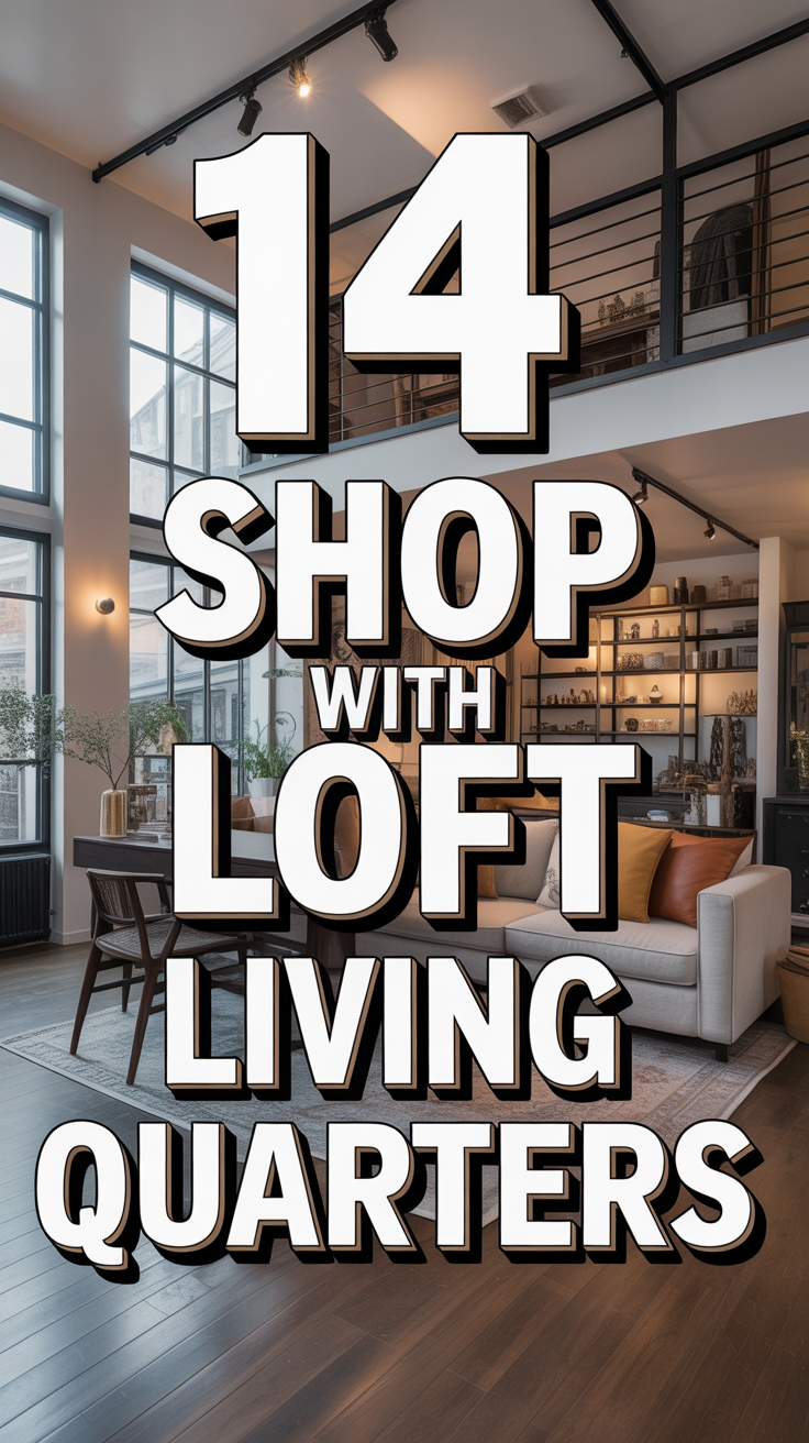 🛍️ 14 Shop With Loft Living Quarters