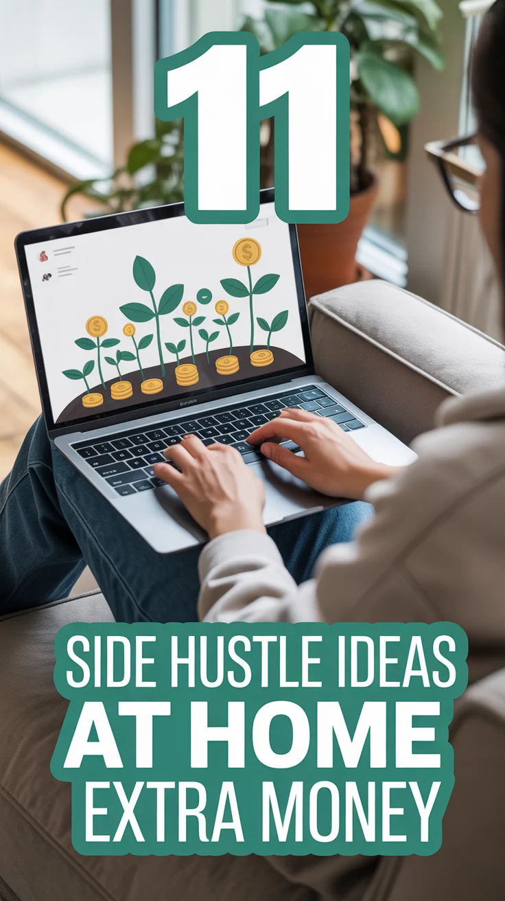 💸 11 Side Hustle Ideas At Home Extra Money
