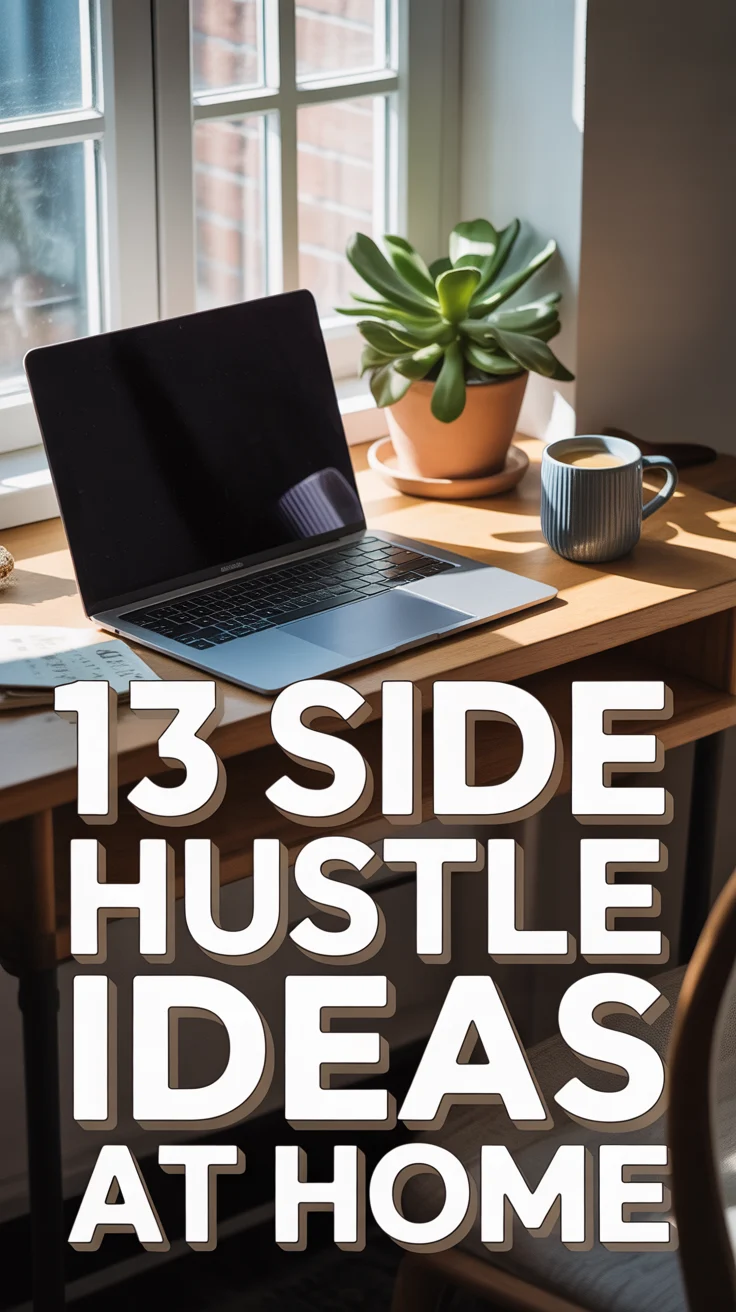💡 13 Side Hustle Ideas At Home