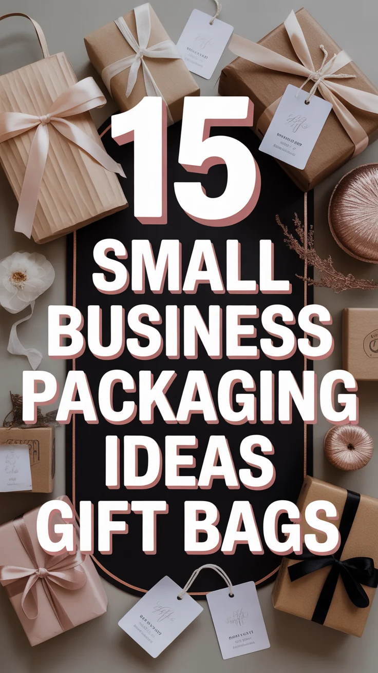 🎁 15 Small Business Packaging Ideas Gift Bags