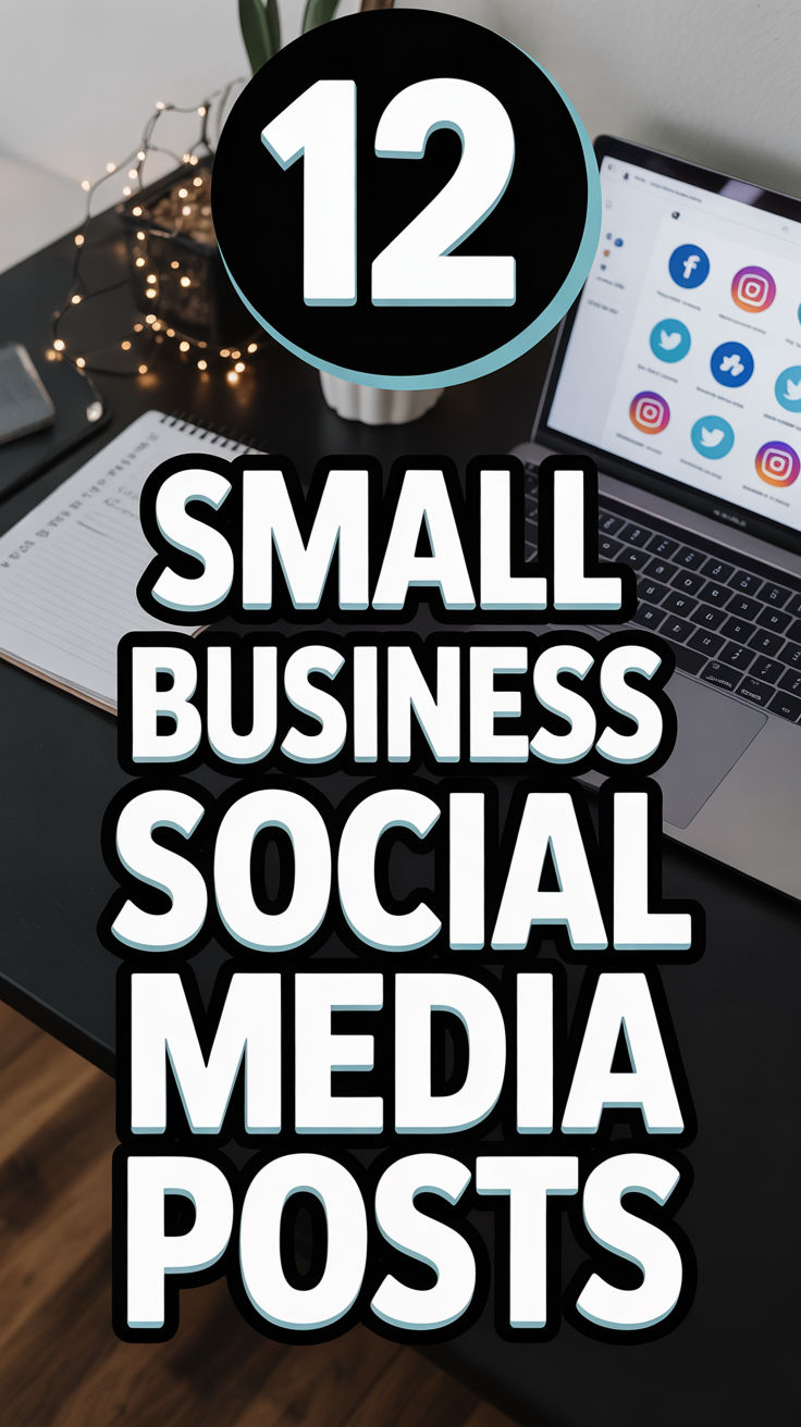 ✨ 12 Small Business Social Media Posts