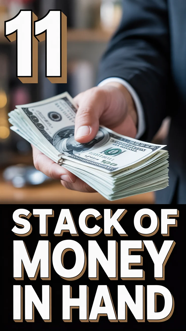 💰 11 Stack Of Money In Hand
