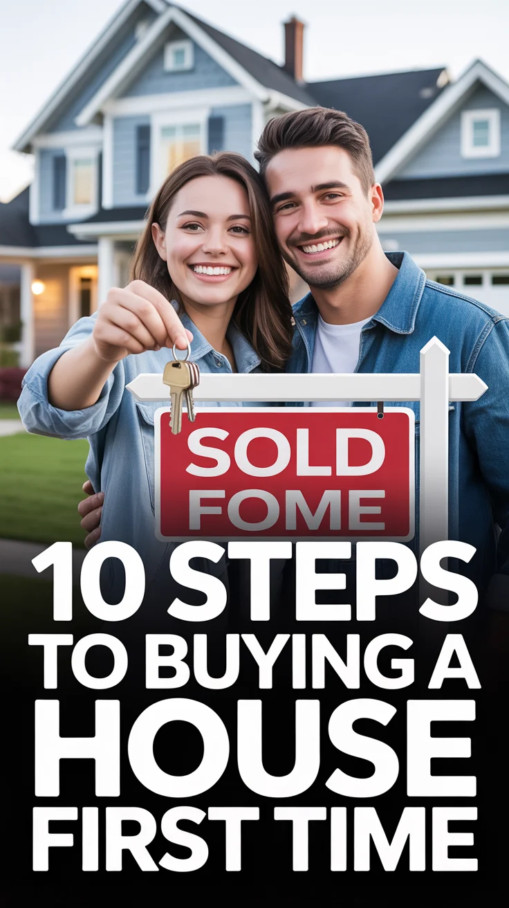 🏠 10 Steps To Buying A House First Time