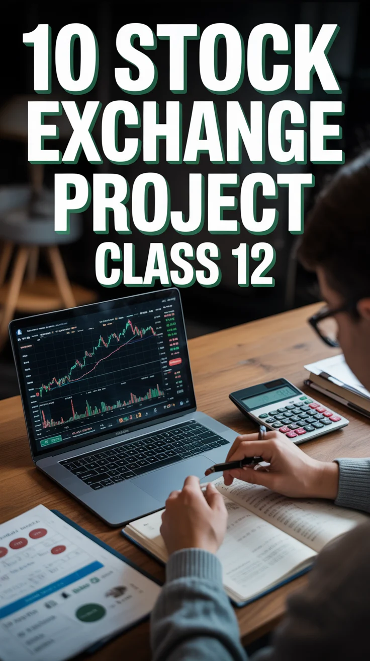 📈 10 Stock Exchange Project Class 12