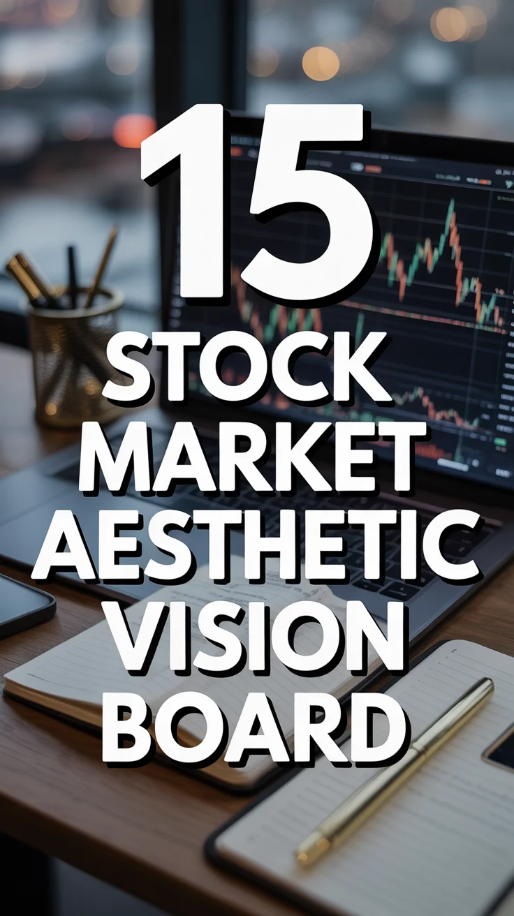 📈 15 Stock Market Aesthetic Vision Board