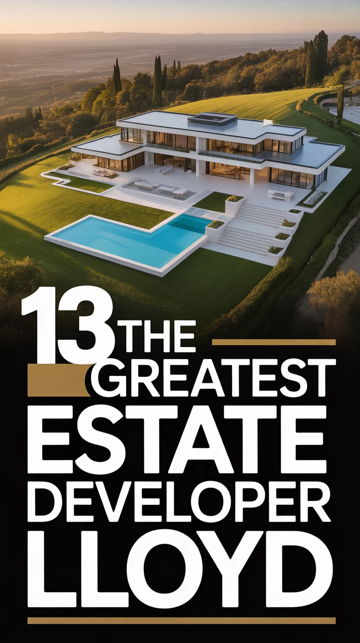 💰 13 The Greatest Estate Developer Lloyd