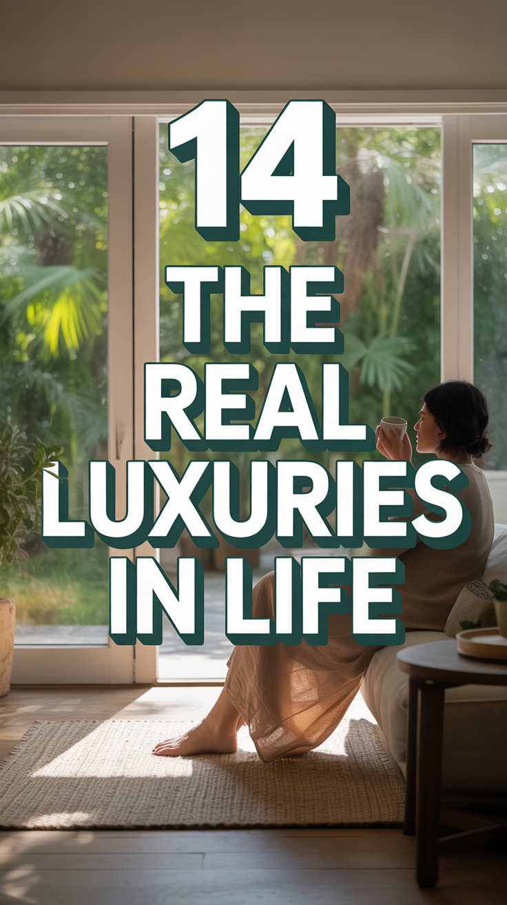 ✨ 14 The Real Luxuries In Life
