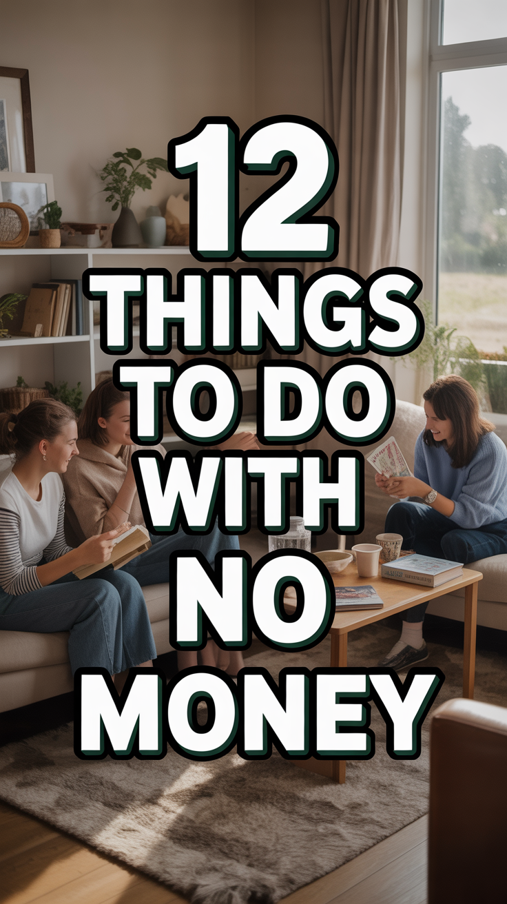 🤔 12 Things To Do With No Money