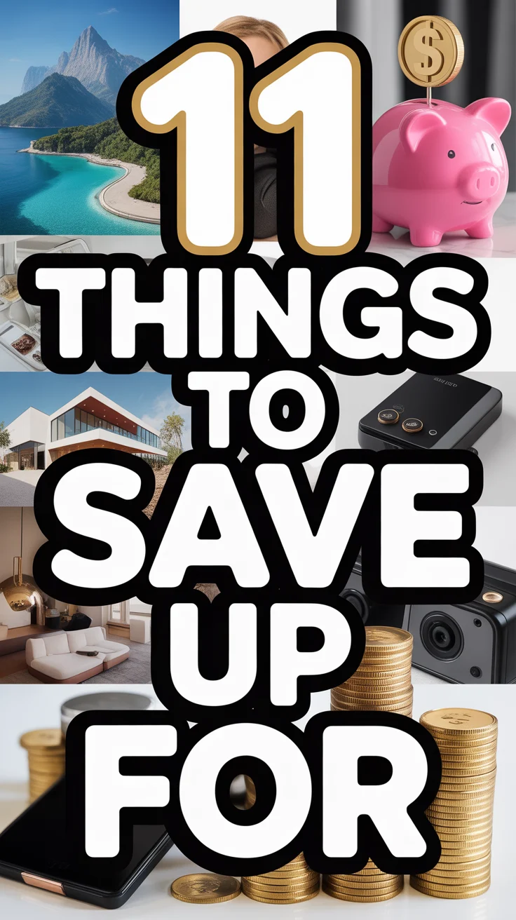 ✨ 11 Things To Save Up For