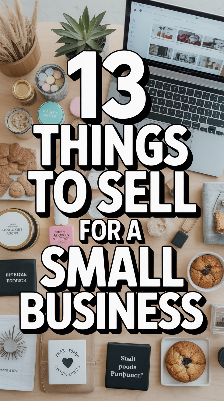 💡 13 Things To Sell For A Small Business
