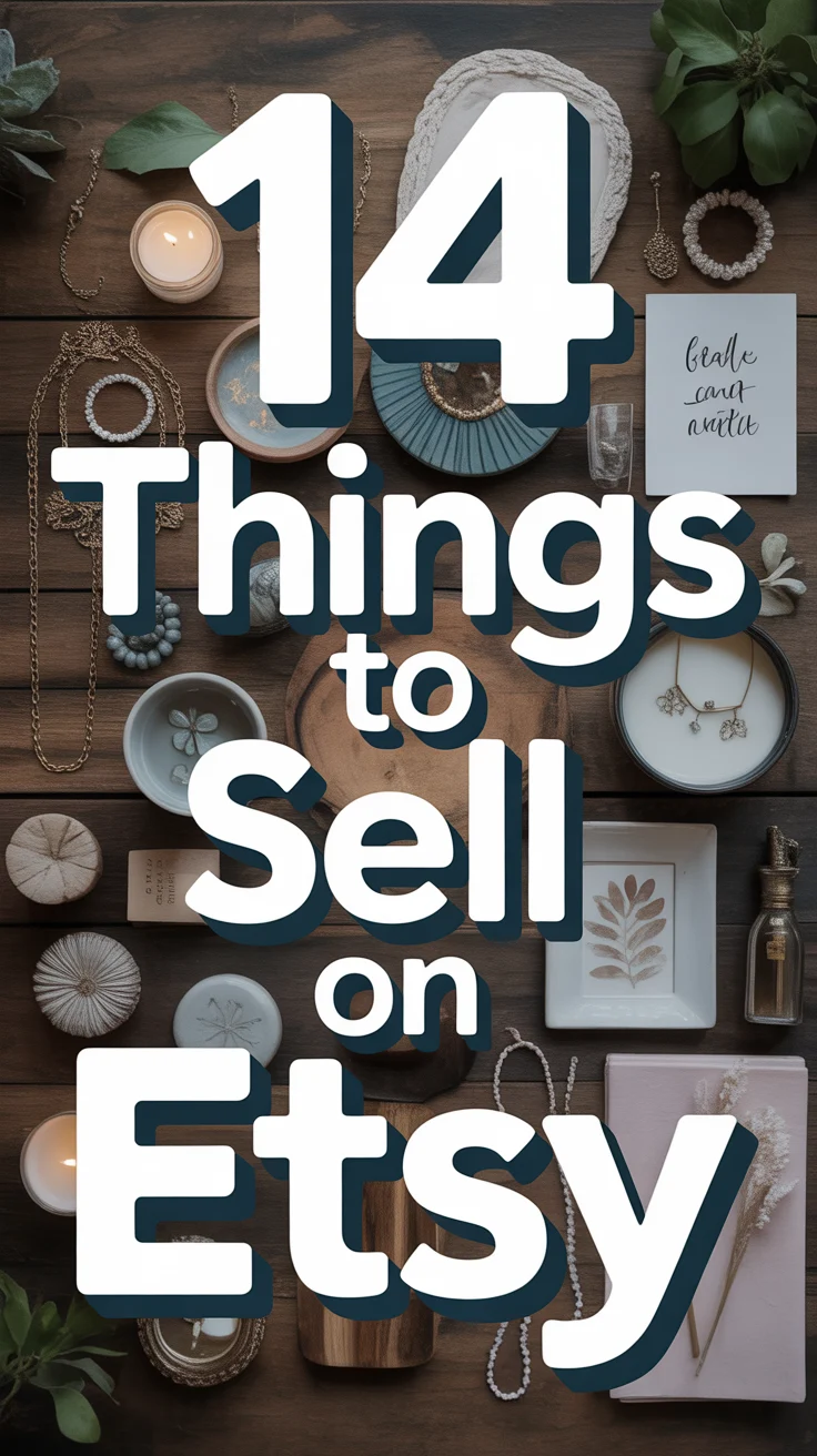 🎨 14 Things To Sell On Etsy