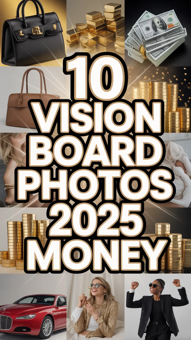 💰 10 Vision Board Photos 2025 Money