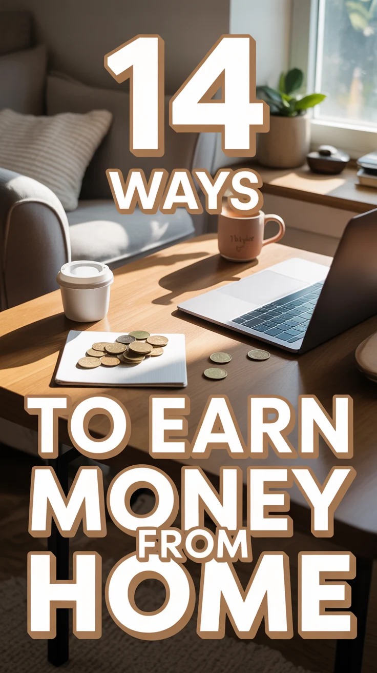 💰 14 Ways To Earn Money From Home