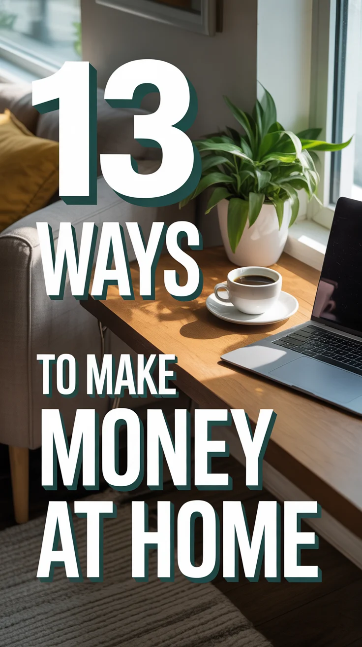 💰 13 Ways To Make Money At Home