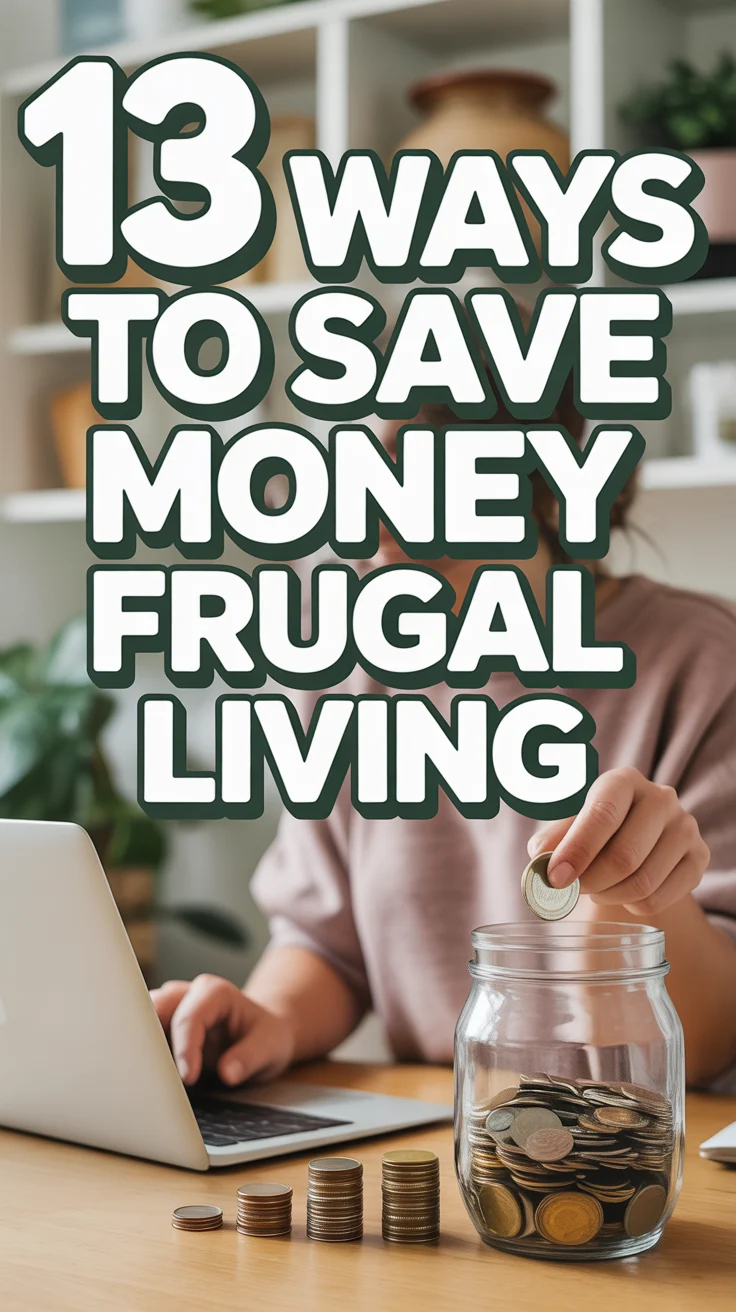💰 13 Ways To Save Money Frugal Living