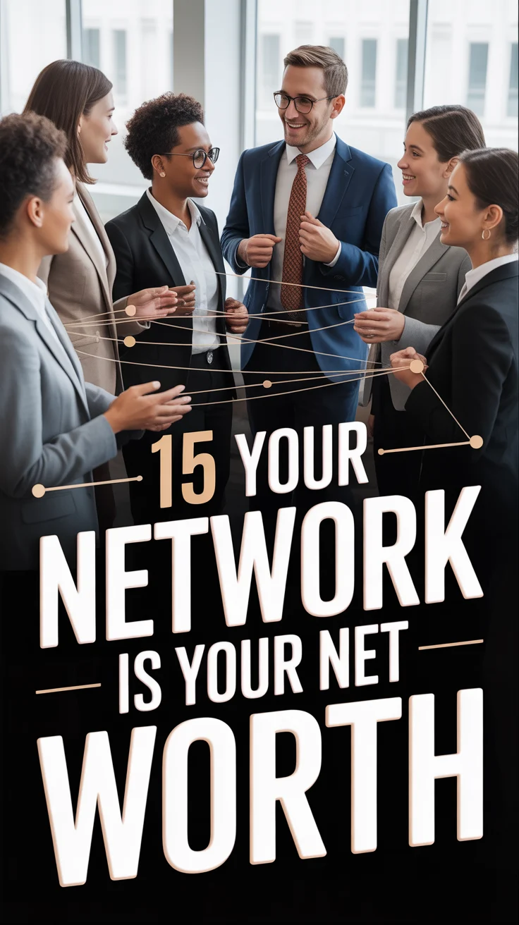 🤝 15 Your Network Is Your Net Worth