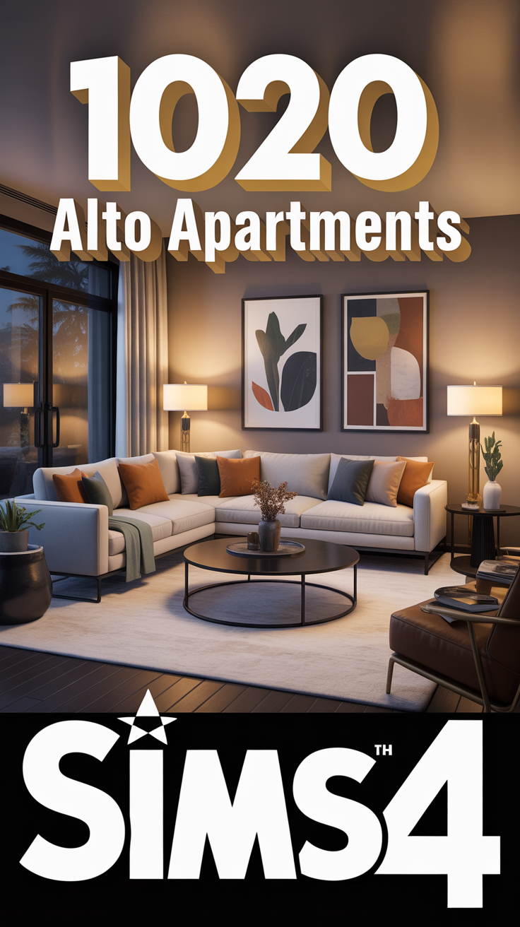 🏡 1020 Alto Apartments Sims 4
