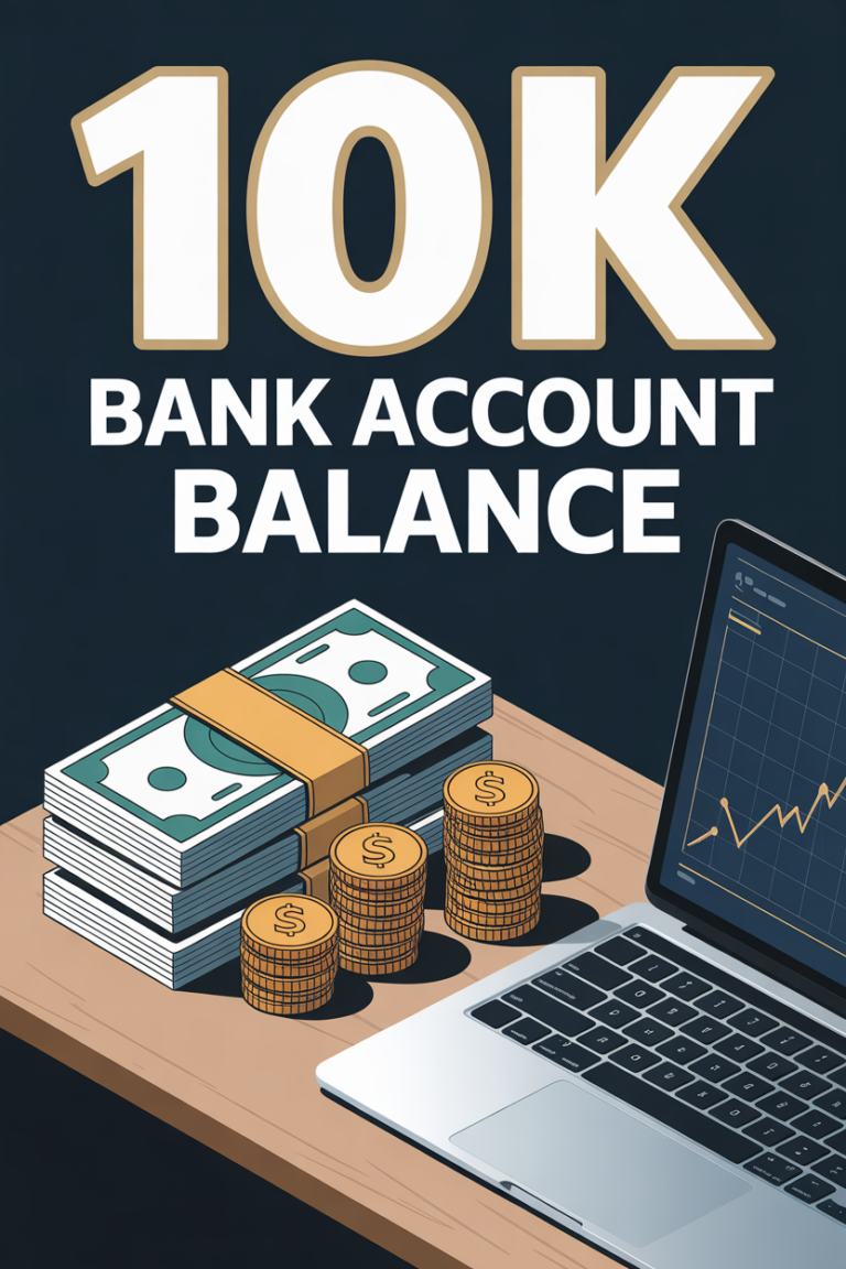 💰 10K Bank Account Balance