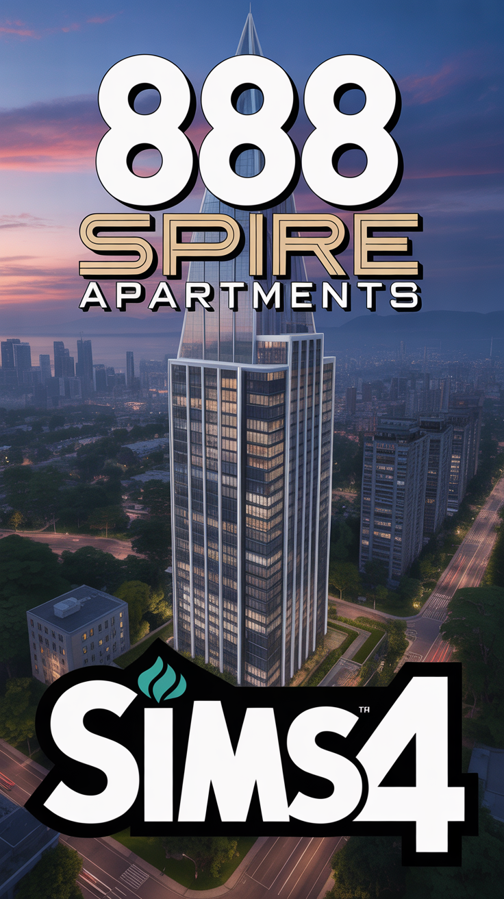 🏙️ 888 Spire Apartments Sims 4