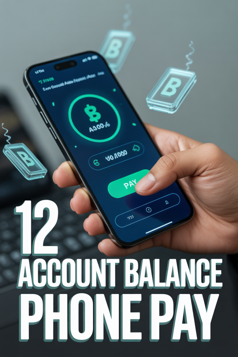 💰 12 Account Balance Phone Pay