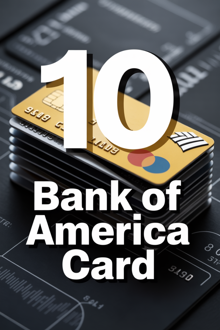 💳 10 Bank Of America Card