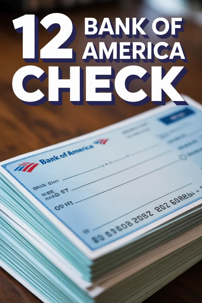 💰 12 Bank Of America Check