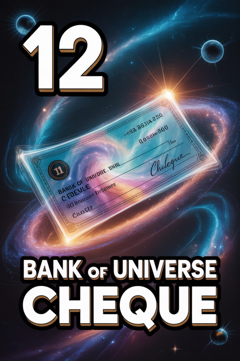 ⭐️ 12 Bank Of Universe Cheque