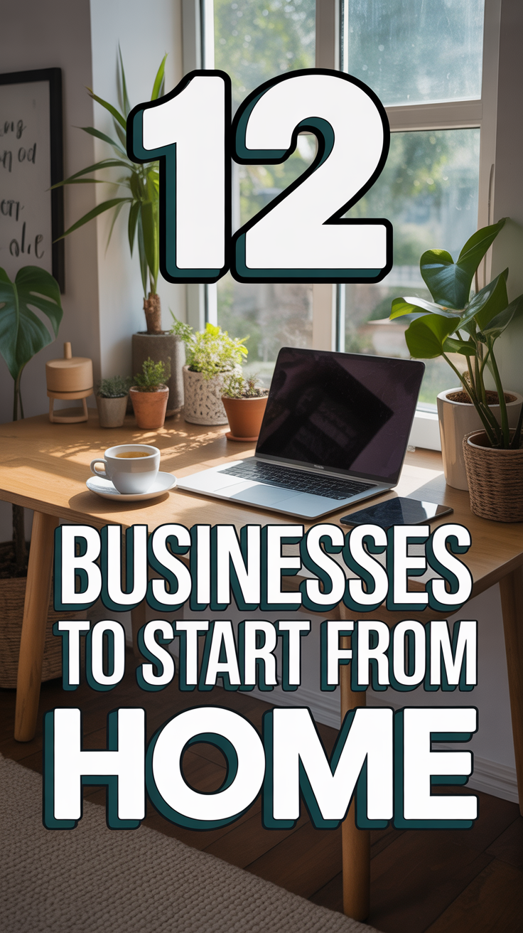 🏠 12 Businesses To Start From Home