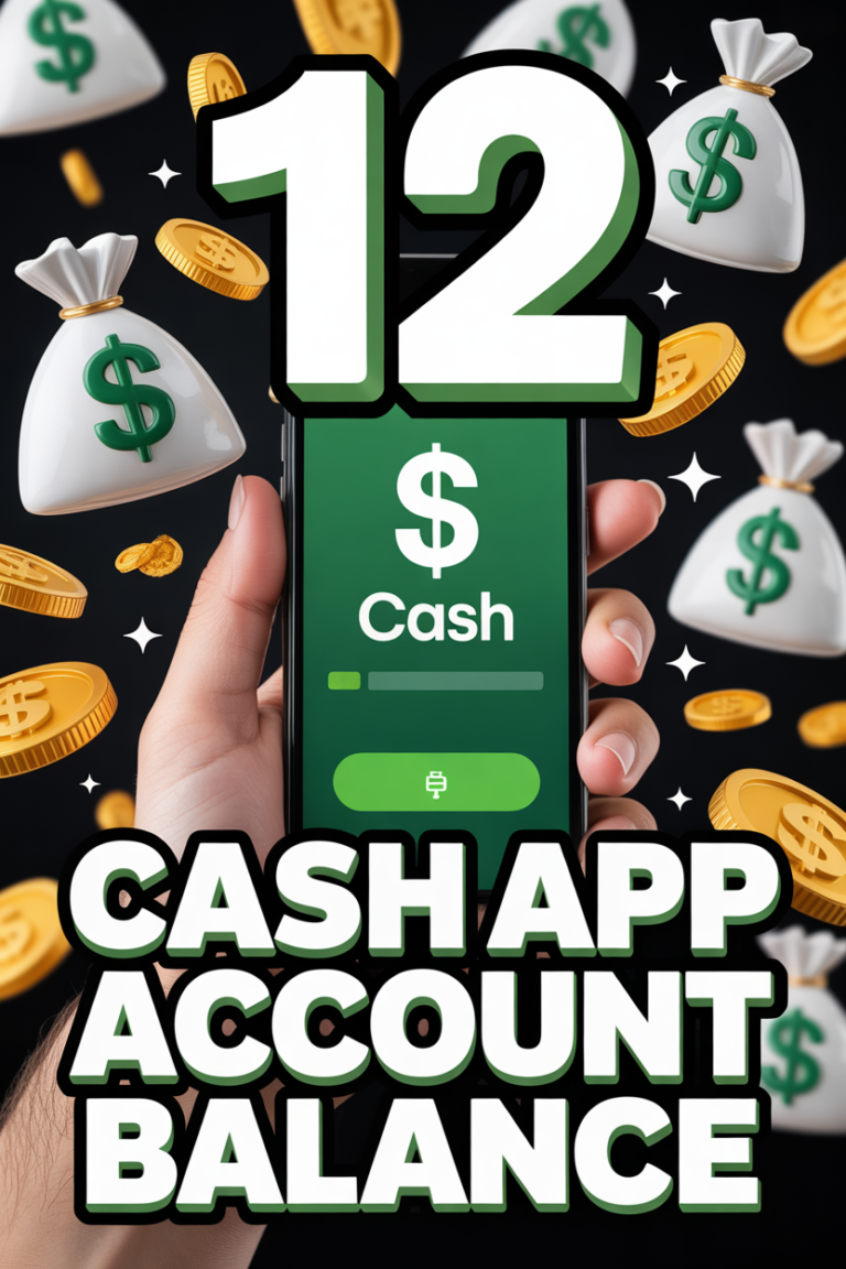 💰 12 Cash App Account Balance