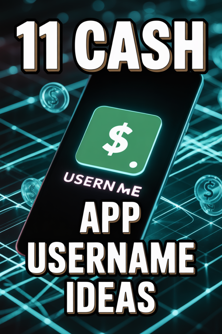 💰 11 Cash App Username Ideas