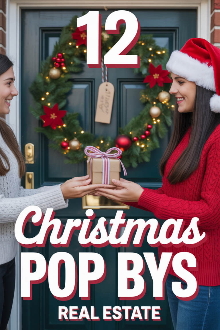 🎅 12 Christmas Pop Bys Real Estate
