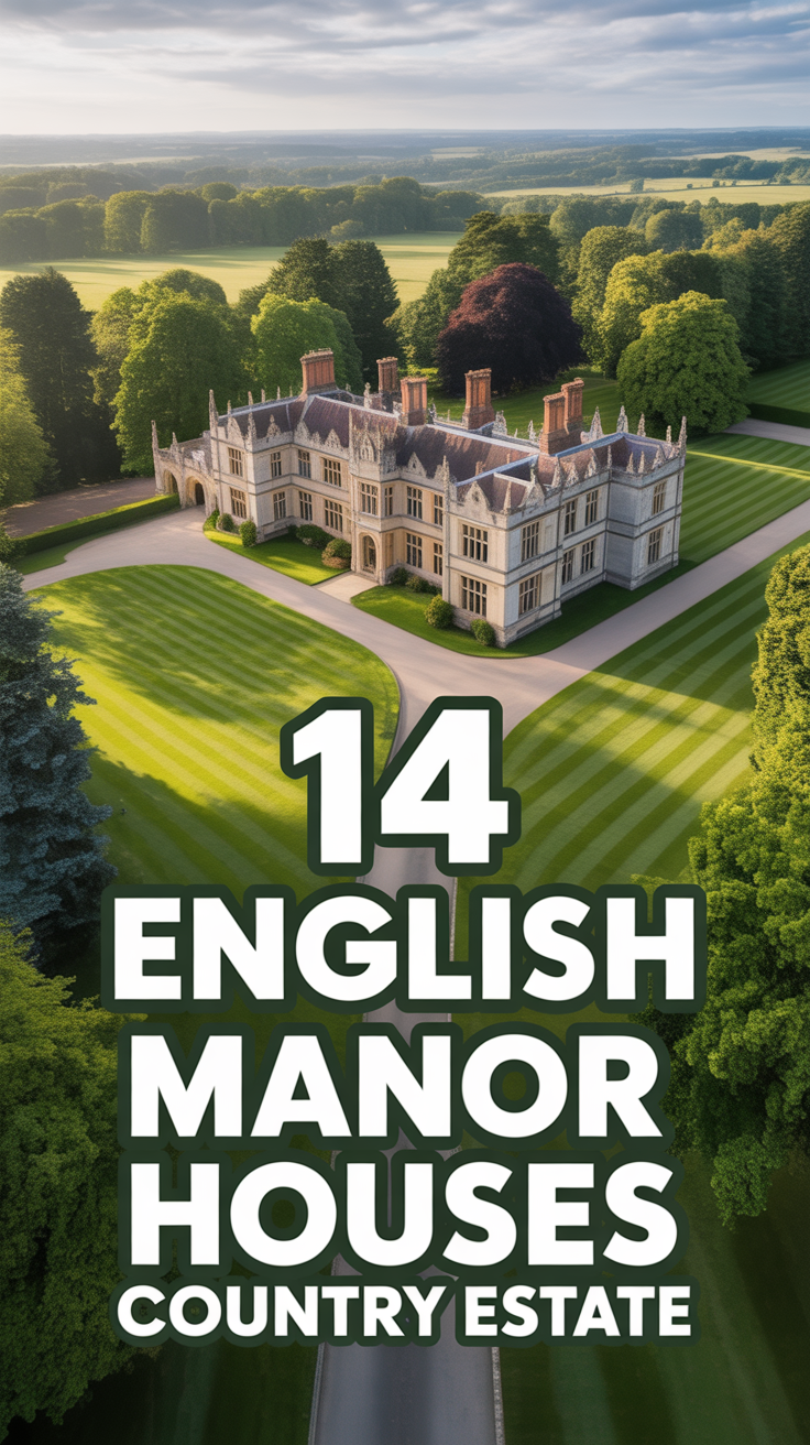 🏡 14 English Manor Houses Country Estate