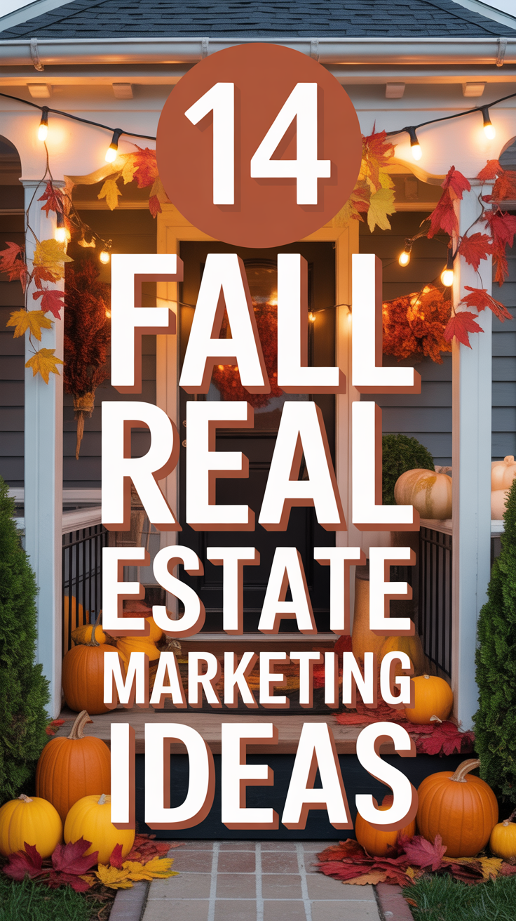🍁 14 Fall Real Estate Marketing Ideas