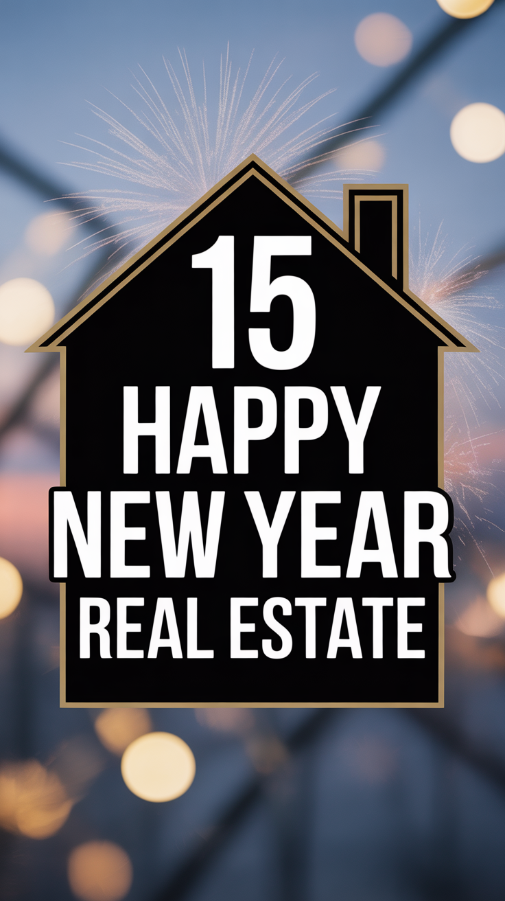 🎉 15 Happy New Year Real Estate