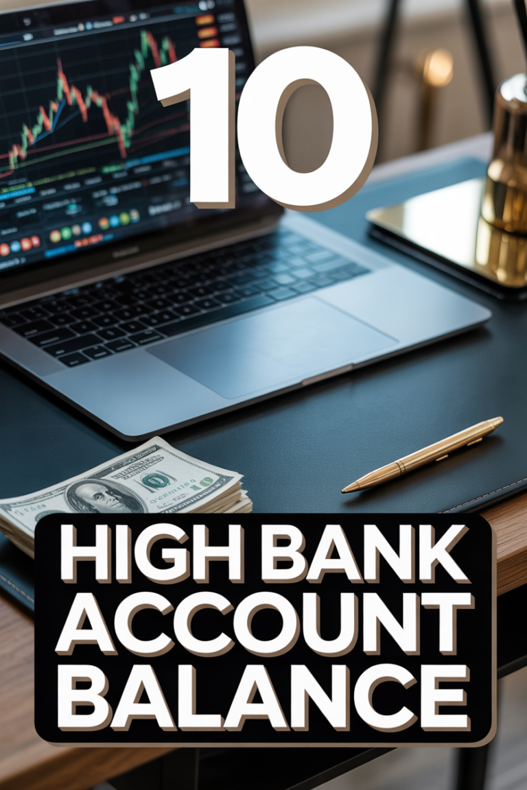 💰 10 High Bank Account Balance